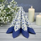 Servietter Lunsj Happy Flowers blue 20stk (utgående) thumbnail