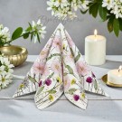 Servietter Lunsj Pastel flowers white 20stk  thumbnail