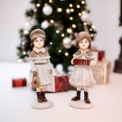 Barn vinter m/veske beige/brun 12cm thumbnail