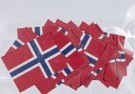 Konfetti Norsk flagg 3cm 48stk thumbnail