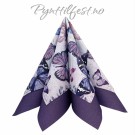 Servietter Lunsj Fluttering butterflies Purple 20stk  thumbnail