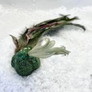 Påfugl på klype Lengde 30cm green thumbnail
