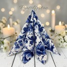 Servietter Lunsj Delft Blue 20stk  thumbnail