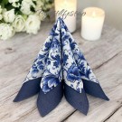 Servietter Lunsj Delft Blue 20stk  thumbnail