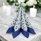 Servietter Lunsj Happy Flowers blue 20stk (utgående) thumbnail