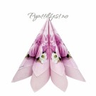 Servietter Lunsj Knitted shoes Rosa 20stk  thumbnail