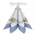 Servietter Lunsj Baby Teddy Bear Blå 20stk  thumbnail