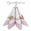 Servietter Lunsj Baby Teddy Bear Rosa 20stk  thumbnail