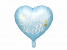 Folieballong Mom to Be 35cm blå thumbnail