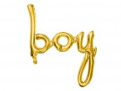 Folieballong Boy gold 63.5x74cm thumbnail