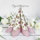 Serviett Lunsjserviett Tender Roses 20 stk  thumbnail
