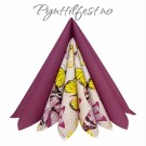 Servietter Lunsj Fluttering Butterflies Pink 20stk  thumbnail