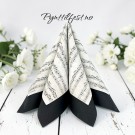 Servietter Lunsj Musikk Noter 20stk  thumbnail