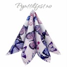 Servietter Lunsj Fluttering butterflies Purple 20stk  thumbnail