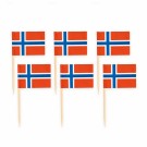 Flagg picks Norge 50stk thumbnail