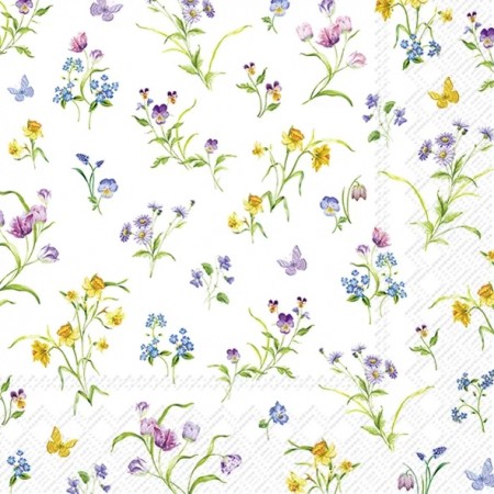 Servietter Lunsj Påskeblomster 20stk