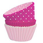 Cupcakeformer Pink Party 75 stk