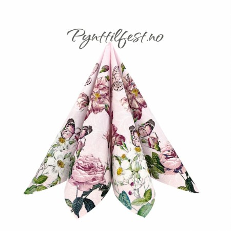 Servietter Lunsj Amelia Pink 20stk 