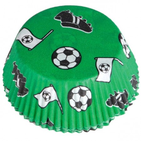 Fotball Muffinsform 48stk Grønn