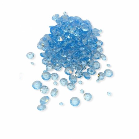 Diamanter 100 gram Paleblue