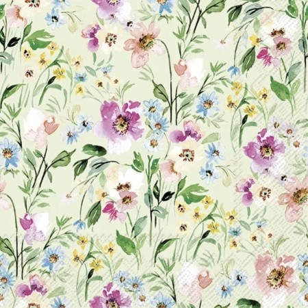 Servietter Lunsj Beauty Of Spring Light Green 20stk