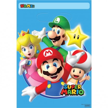 Super Mario Partybags 8stk