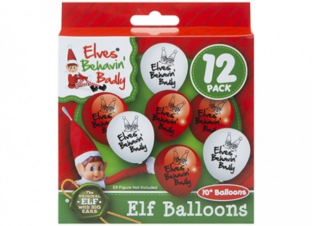 Rampenissen Elf on the shelf Ballonger 12stk