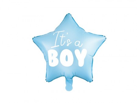 Folieballong stjerne It´s a boy 48cm