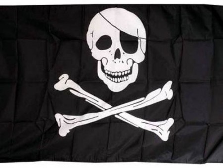 Pirat Flagg 1,5meter