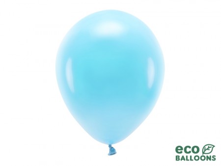 Ballonger Eco 10stk pastel lightblue001j (dårlig kvalitet)