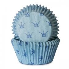 Muffinsform krone Blå 50 stk