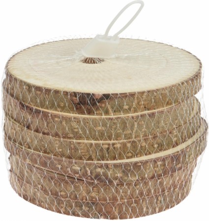 Treskiver/lysbrikker 6stk diameter 8-12cm