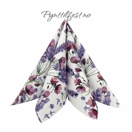 Servietter Lunsj Fragrant lavendel 20stk