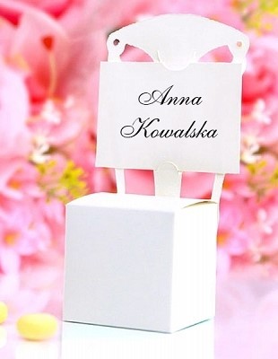 Bordkort/gaveesker Stol 10 stk