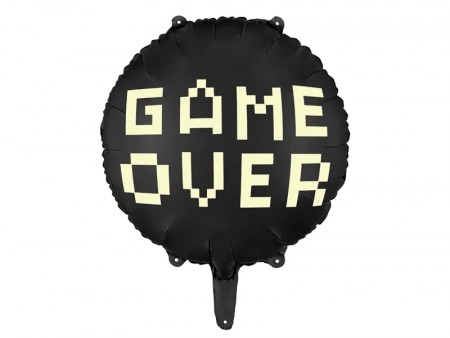 Folieballong Gamer over 45cm Svart