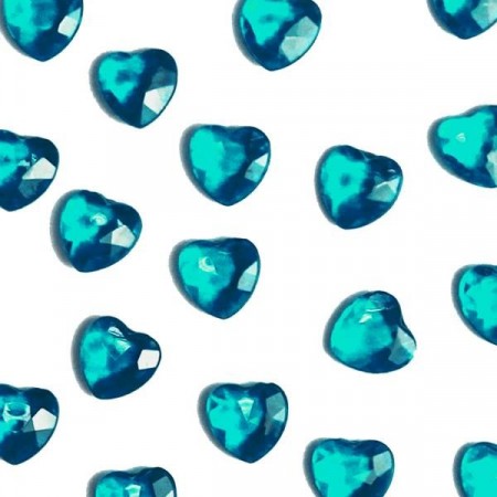Hjerter Diamant Jade ca 80 stk
