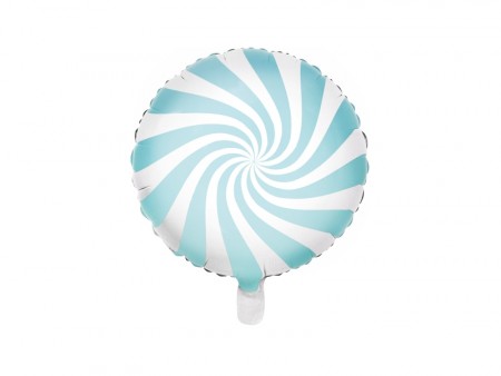 Folieballong Candy 35cm Lysblå