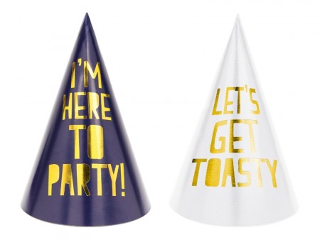 Partyhatter Let´s Celebrate 15.5x10,5cm 6stk