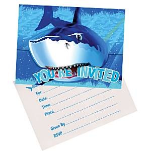 Shark Invitasjoner 8 stk