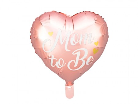 Folieballong Mom to Be 35cm pink