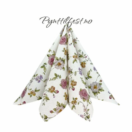 Serviett Lunsjserviett Tender Roses 20 stk 