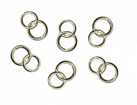 Craft Wedding rings Gull 15mm 25stk
