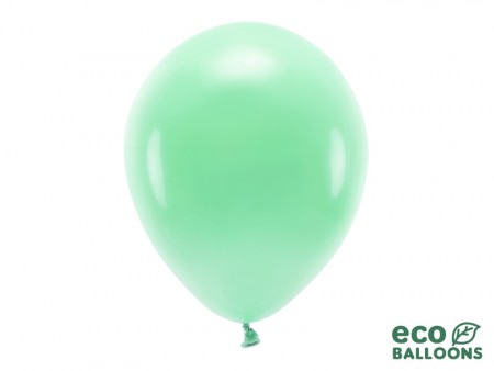 Ballonger Eco 10stk pastel mint103 (dårlig kvalitet)