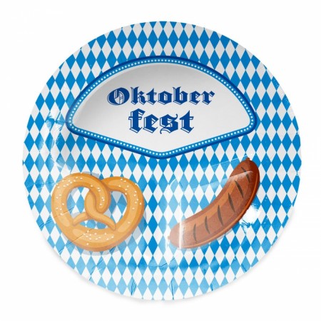 Tallerkener Oktoberfest 8stk 23cm