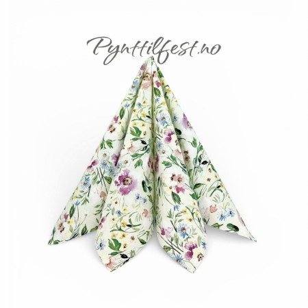 Servietter Lunsj Beauty Of Spring Light Green 20stk