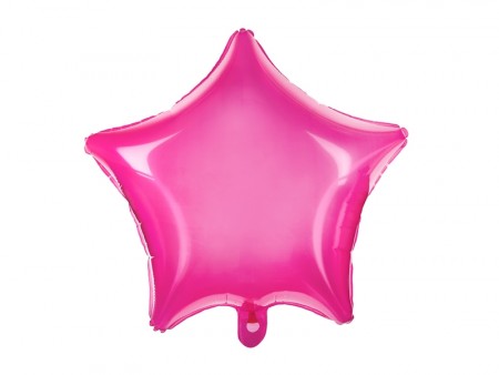 Folieballong Stjerne 48cm pink