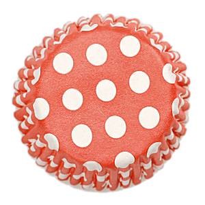 Cupcakeformer Røde Prikker 54 stk