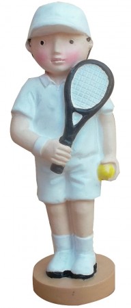 1 Tennisspiller Kakefigur 7x3cm