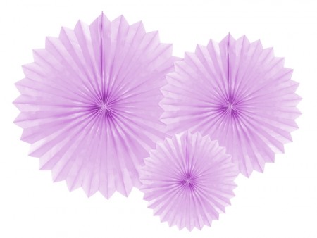Papirvifter Lavendel002 3stk 20cm 30cm og 40cm