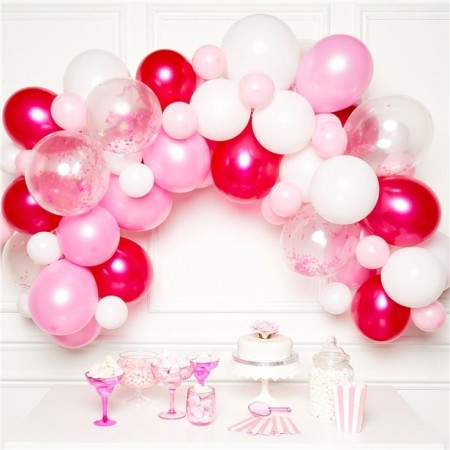 Ballonggirlander Pink DL
